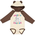 thumbnail image 3 of Inktastic Happy Easter Adorable Bunny Boys or Girls Long Sleeve Baby Bodysuit, 3 of 5