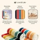 thumbnail image 3 of Toalla de playa Loon & Lake Luxury Retro Stripes, 100% algodón, 3 of 9
