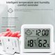 thumbnail image 3 of TermóMetro Digital Ultrafino, Medidor de Humedad ElectróNico AutomáTico, Reloj Despertador, HigróMetro Seco para Interiores LCD, 3 of 5
