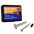 thumbnail image 1 of Rotary Thread Repair Kits - Faster & Easier To Chase Restore & Clean Internal Or External Threads All In One Universal Thread Files Set Inch Metric Grooves Glands Acme Buttress Thread, 1 of 4