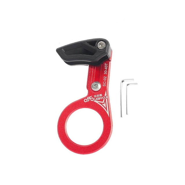 Aluminum Alloy Chain Guide MTB Catcher Clamp Bike Single Speed Adjuster Bike Single Road Part Axis red