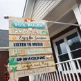thumbnail image 3 of Welcome Pool Garden Flag Pool Rules Signs Flag for Outside, Vertical Double Sided Farmhouse Spring Summer Yard Flags 12.5 x 18", 3 of 4