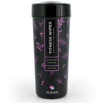 Wipex Natural Gym & Fitness Equipment Wipes - Lavender & Vinegar - 75Ct Canister