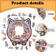 thumbnail image 2 of Rompecabezas de madera con forma de gato Morandi, juego educativo para niños y adultos, actividad de aprendizaje Montessori, 2 of 7