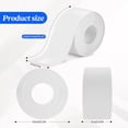 thumbnail image 2 of Caulk Tape Waterproof Self Adhesive, 2 Rolls White Toilet Caulk Sealant Tape, Shower Seal Strip for Kitchen, Countertop, Bathroom, Sink, Bathtub Toilet Edge Protector, 2 of 4