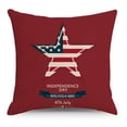 thumbnail image 2 of 4Pcs Sofa Pillowcase, Cushion Cover, with 250th Anniversary American Flag Star Printed Pattern, for Living Room Layout, Bedroom Ornament, Home Holiday Decor, 2 of 5