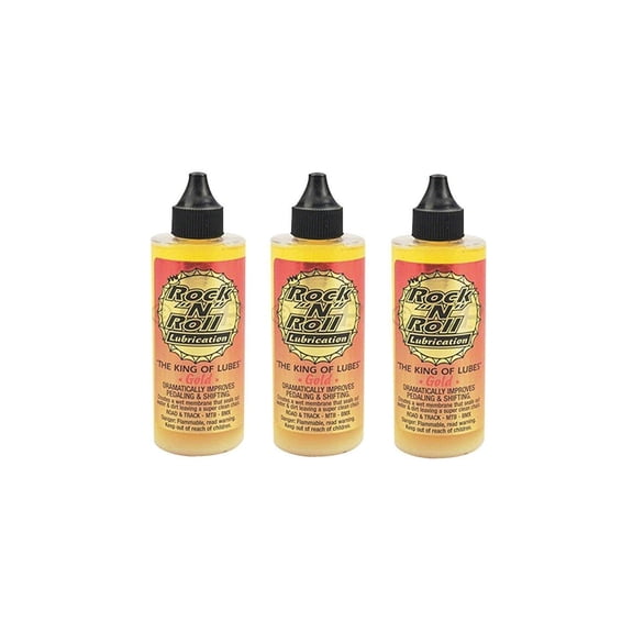 ROCK N ROLL IT! Rock N Roll 135816 Gold Chain Lubricant, 4-Ounce 3-Pack