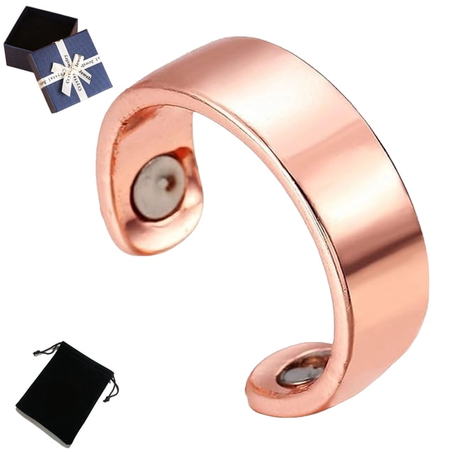 Vayro Ring for Women & Men:2-Strong Magnet Adjustable Wellness Ring - Lightweight, Water-Resistant & Size-Fit Design