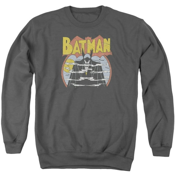 DC Comics Foggy Adult Crewneck Sweatshirt Charcoal