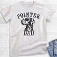 thumbnail image 2 of Pointer Dad T-shirt, Unisex Men's Shirt, German Shorthaired Pointer GSP Owner, Best Dog Dad Gift, Heather Ash, X-Small, 2 of 6