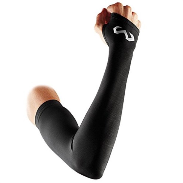 mcdavid pair women's reflective compression thumbhole arm sleeves