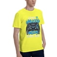 thumbnail image 2 of Level 11 Unlocked Awesome Since 2010 Men'S Basic Short Sleeve T-Shirt Yellow 6x-Large, 2 of 5