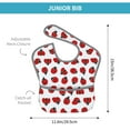 thumbnail image 4 of Kdxio Ladybug On Blue Stripes Bibs For Babies, Baby Bibs for Eating, Toddler Bibs, Waterproof Bibs, Feeding Bibs, for Toddlers, Boys, Girls, 4 of 8