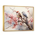 thumbnail image 2 of Designart "Sumi Bird Asian Painting VI" Asian Art Floater Framed Wall Decor, 2 of 7