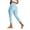 Blue, variant on Butt Lifting Leggings with Flap Pockets Workout Cargo Leggings for Women High Waist Stretch Running Yoga Pants