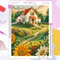 thumbnail image 2 of Pintura de diamante 5D, pintura al óleo pintada a mano, paisaje de casa, Kit de punto de cruz, decoración de habitación, regalo para niños, 2 of 4