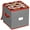Gray, variant on PayUSD Christmas Ornament Storage Box with Dual Zipper Closure Box Contributes Slots for 64 Holiday Ornaments 3-Inch, Xmas Decorations Accessories, Red