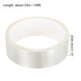 thumbnail image 2 of Uxcell Clear Heat Tape, 1 Roll 30mmx33m 108ft High Temperature Heat Resistant Tape for Sublimation, 2 of 6
