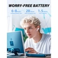 thumbnail image 4 of ONIKUMA GAMING T27 2.4G Wireless Gaming Earbuds with ENC Mic, Low Latency PS5 Headset for PC, VR, Switch, Steam Deck, 4 of 7