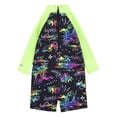 thumbnail image 3 of Hurley Combinaison de Protection à Manches Longues pour Bébés Garçons, Multi/citron Vert, 6 Mois US, 3 of 3