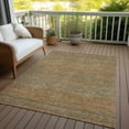 thumbnail image 6 of Addison Rugs Chantille Indoor/Outdoor Transitional Stripes Taupe Washable Rectangle Rug, 5' x 7'6", 6 of 6