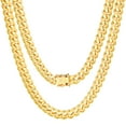 thumbnail image 2 of Nuragold 14K Real Yellow Gold Solid Miami Cuban Link Chain Necklace 16"-30" (2.7mm-11mm) Italian Jewelry for Men & Women, 2 of 28
