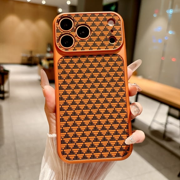 TECH CIRCLE for iPhone 17 Pro Hard PC Magnetic Case, Shock-Absorbent,Compatible with MagSafe, Lightweight,Orange