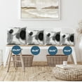 thumbnail image 5 of Americanflat 20"x20" Abstract Throw Pillow with Premium Polyester - Black and White, 5 of 8