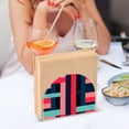 thumbnail image 3 of Yayeee Napkin Holder for Table Kitchen Paper Tissue Organization, Navy Blue Stripes, 3 of 8