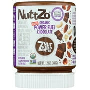 Nuttzo Seven Nut & Seed Butter Power Fuel, Chocolate, 12 Oz.