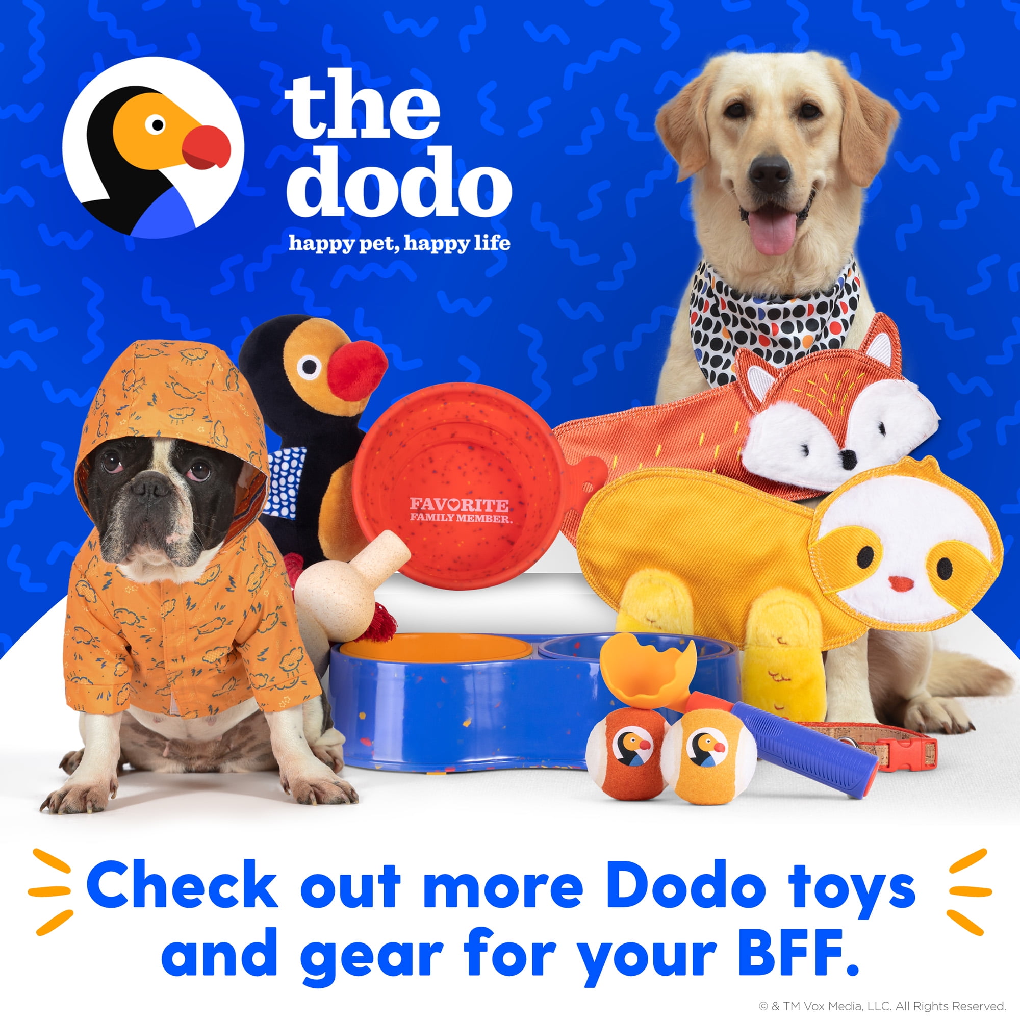 The Dodo Rainy Days Dog Raincoat Medium