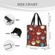 thumbnail image 3 of Fotbe Coffee Cups Bolsa Tote con Estampado para Mujer, Bolsos con Cremallera, Bolsa de Hombro Casual de Gran Capacidad con Bolsillos Internos, 3 of 7