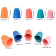 thumbnail image 2 of 20 Pieces Rubber Finger Pad, Finger Pads, Finger Protector, Reusable Finger Covers for Hot Glue Sports Games in Assorted Sizes, 2 of 5