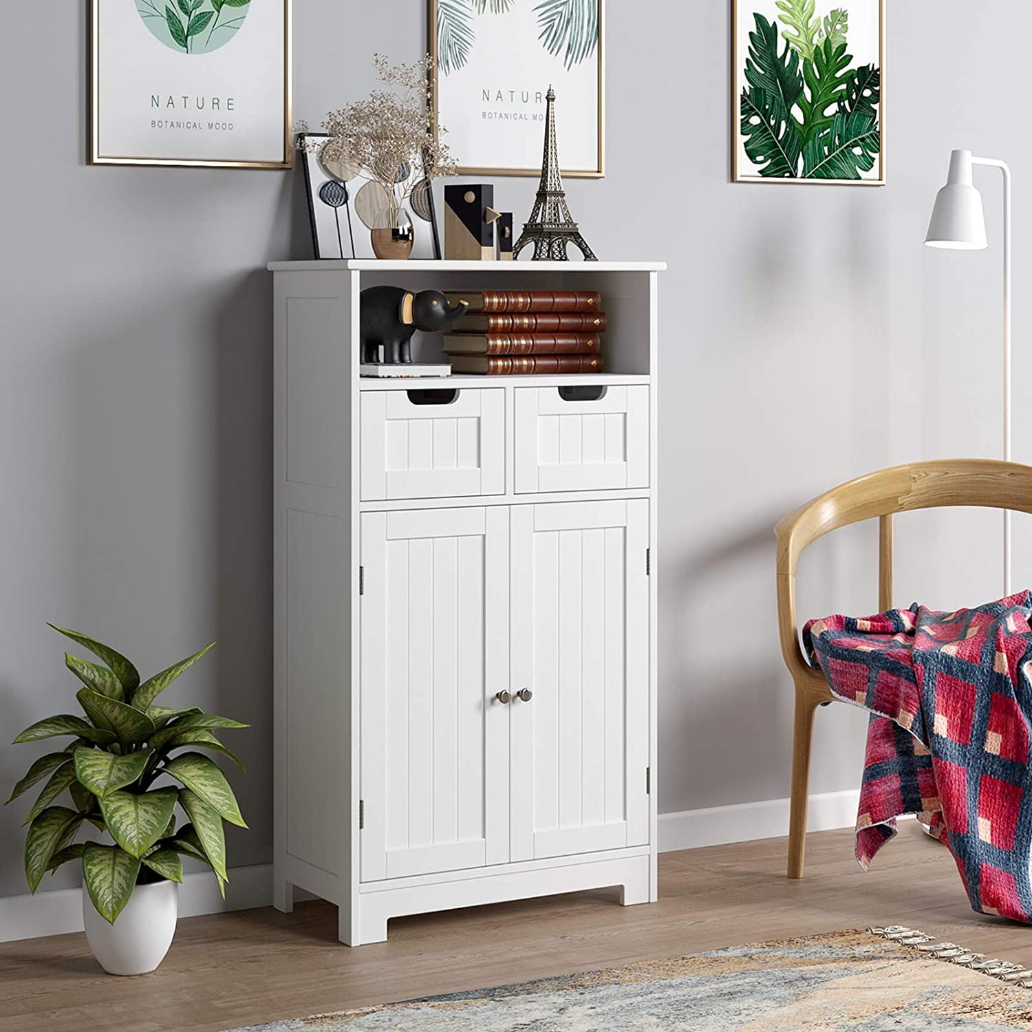 Homfa bathroom cheap floor cabinet