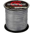 thumbnail image 1 of Braided Fishing Line Strong Power 100% PE 8 Strands Braided Sensitive Fishing Line with Good Performance of Abrasion Resistance 10lb/4.6kg/0.12mm/0.0047inch Grey, 1 of 2