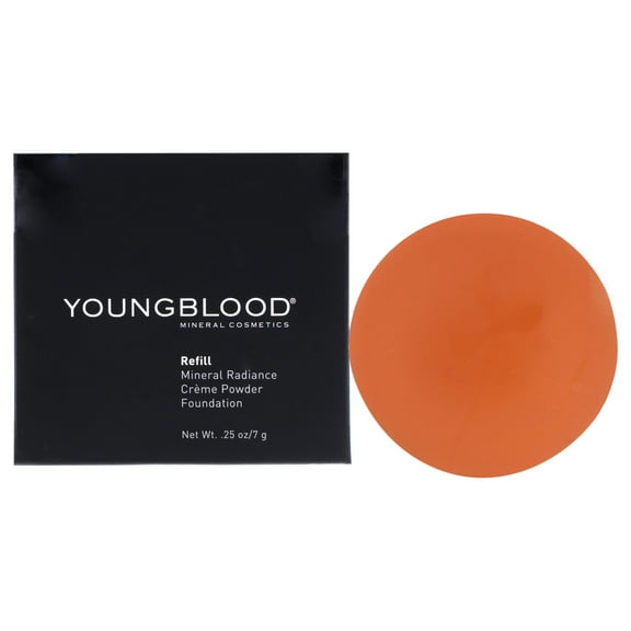 Mineral Radiance Creme Powder Foundation - Rose Beige by Youngblood for Women - 0.25 oz Foundation(Refill)