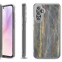 Shockproof Protective Phone Case for Samsung Galaxy A26 5G, by OneToughShield - Marble/Camo