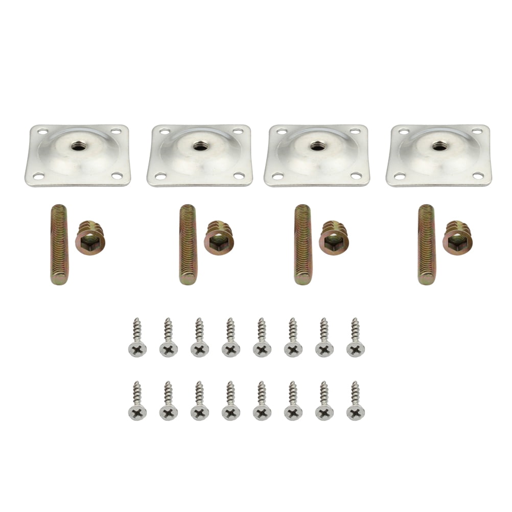 OUNONA Leg Furniture Mounting Plate Plates Attachment Non Pads Chair