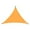 Orange, variant on MOAOASPER Outdoor Sun Shade Sail, 118.11 Inch Triangle UV Protection Canopy, Breathable Fabric with Installation Ropes for Poolside Deck Backyard