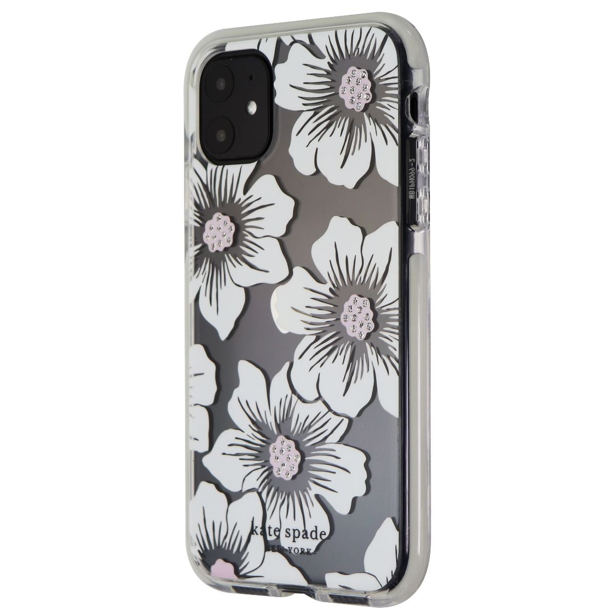Kate Spade Defensive Hardshell Case for iPhone 11 () - Hollyhock  Flowers 