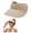 Beige, variant on Women's High Ponytail Sun Visor Hat, UPF 50+ UV Protection, Foldable Wide Brim for Beach Golf Travel