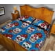 thumbnail image 4 of Suger Juego de Cama Colcha Calavera Rosa, 4 of 5