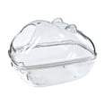 thumbnail image 2 of Hamster Bathroom Toilet 2 in 1 Sand Bath and Litter Box, Small Animal Bath House, Dirt Proof Sand Bath Container, Easy to Clean, Suitable for Hamsters Gerbils and Small Pets Clear, 2 of 6