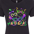 thumbnail image 4 of Inktastic Mardi Gras Masks and Beads Women's T-Shirt, 4 of 5