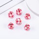 thumbnail image 1 of Decoración colgante colorida para bricolaje con cuentas de madera de 14 mm y 16 mm, borlas a cuadros, cuentas de madera redondas de mil pájaros, accesorios de impresión de cadena, 1 of 6