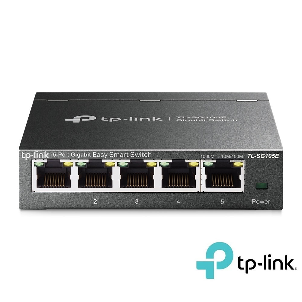 TP-Link TL-SG108E 8-Port Gigabit Easy Smart Switch - Black - Foto 3
