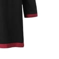 thumbnail image 4 of JOANKDMI Men's Renaissance Viking Tunic Long Sleeve Medieval Shirt Vintage V Neck Pirate Costume Classic LARP Top for Halloween Themed Party Cosplay Festivals, S-5XL, 4 of 6