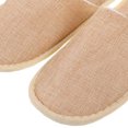 thumbnail image 4 of Yongwei 10Pcs Unisex Guest Spa Slippers for Hotel Travel (Yellow), 4 of 10