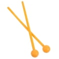 thumbnail image 4 of Mobutofu 2pcs Xylophone Mallet ABS Orange Instrument Striking Music Practice, 4 of 8