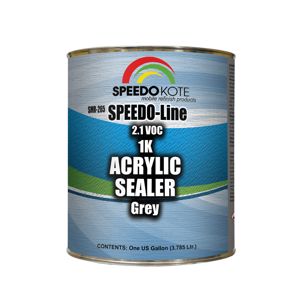 Acrylic Fast Dry 2.1 voc 1K Sealer Gray, one Gallon , SMR-265, Ready to Spray